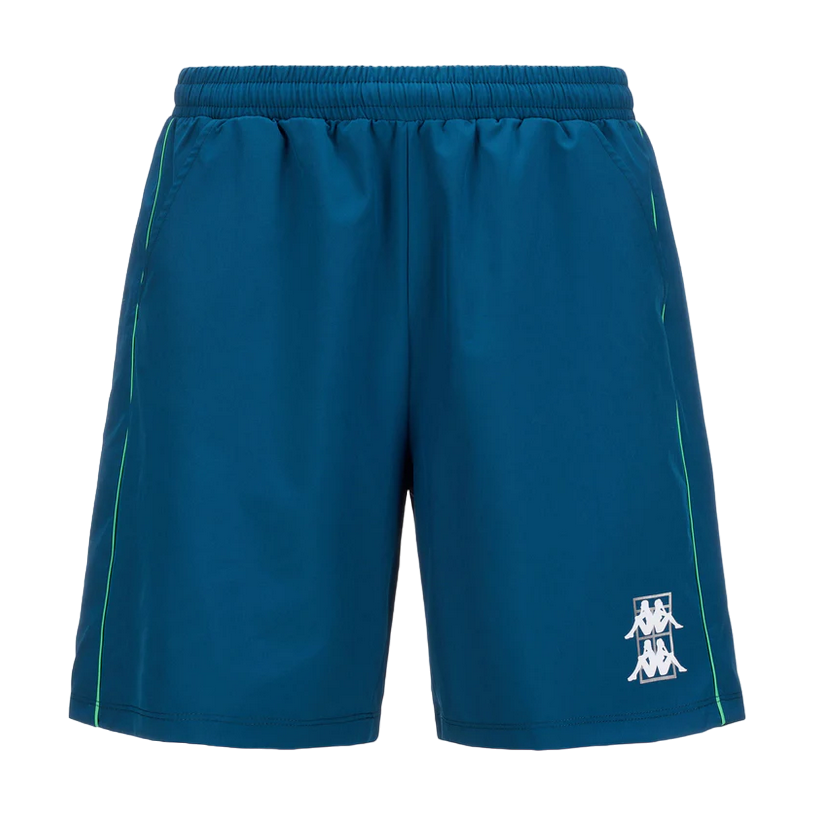 Kappa pantaloncino sportivo da uomo Kombat Padel Fivio 331K48W A0T blu verde