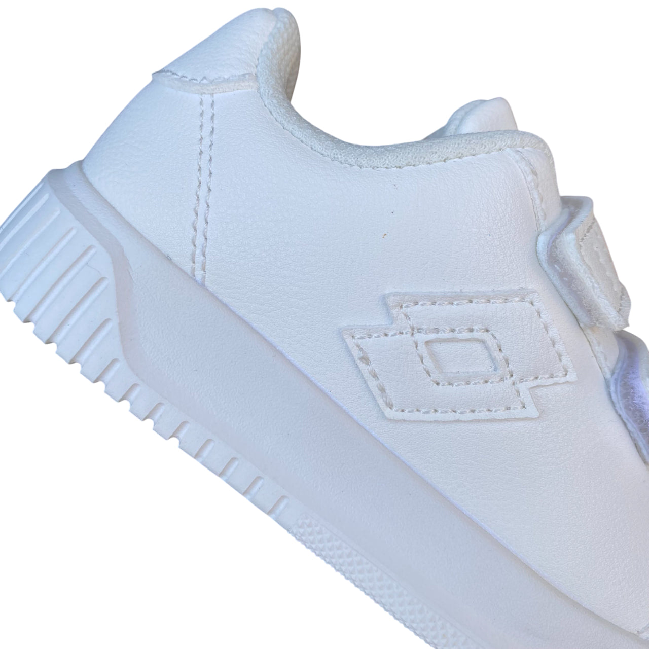 LOTTO Scarpa Tennis Junior FUN Bianca 222626-010 - tallone