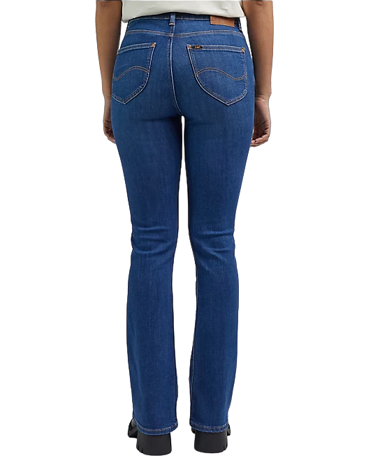 Lee Breese women&#39;s flared jeans trousers 112341971 light blue