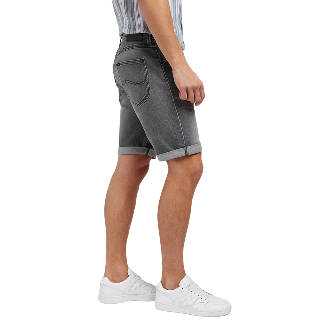 Lee pantaloncino in jeans da uomo 5 tasche 112349330 nero slavato grigio
