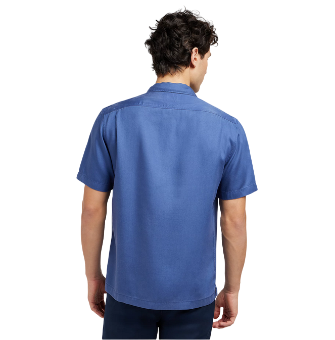 Lee men&#39;s short sleeve shirt Chetopa 112349046 blue