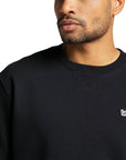 Lee Men's Crewneck Sweatshirt Plain Crew Sweatshrt L81ITJ01 black