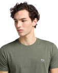 Lee Pacth Logo men's short sleeve t-shirt 112341715 olive green