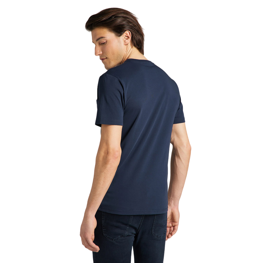 Lee men&#39;s short sleeve t-shirt Pacth Logo L60UFQ35 blue