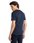 Lee men's short sleeve t-shirt Pacth Logo L60UFQ35 blue