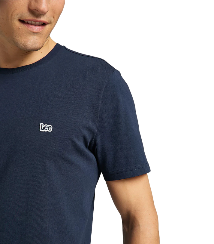 Lee men&#39;s short sleeve t-shirt Pacth Logo L60UFQ35 blue