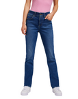 Lee pantalone jeans da donna a gamba dritta Ultra Lux Comfort in cobalto 112350786 blu medio