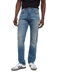 Lee pantalone jeans da uomo Slim Fit MVP Lenny L72ASOPB blu medio slavato