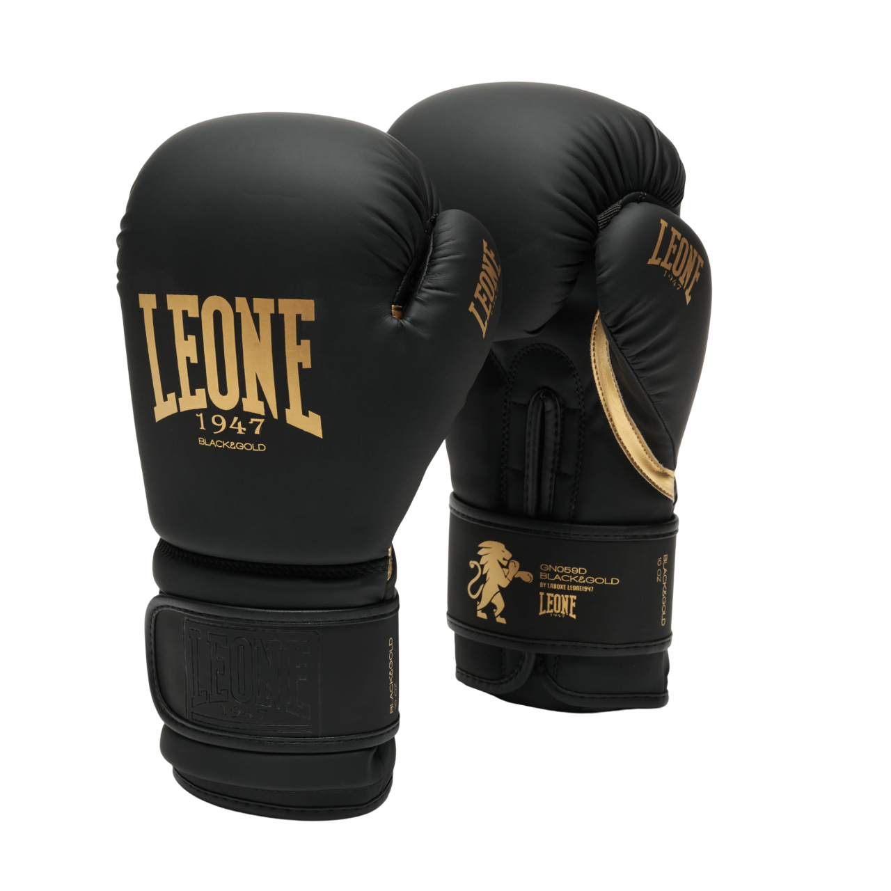 Leone Guantone da Boxe Black-Gold GN059D 12oz nero-oro