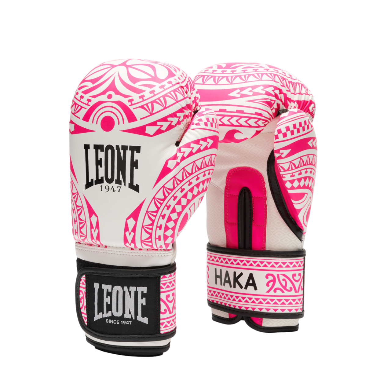 Leone guantone da Boxe Haka GN329 10 oz bianco-rosa