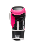 Leone women's boxing glove with WACS logo GN333 fuchsia