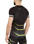 Leone maglia manica corta Rashguard Revo AB927F nero-fluo