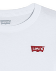 Levi's Kids Batwing Chest Hit boy's short sleeve t-shirt 9EA100-001 white 