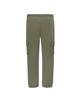 Levi's Kids Cargo trousers for children with elastic waist and bottom 9EJ115-E6U olive green