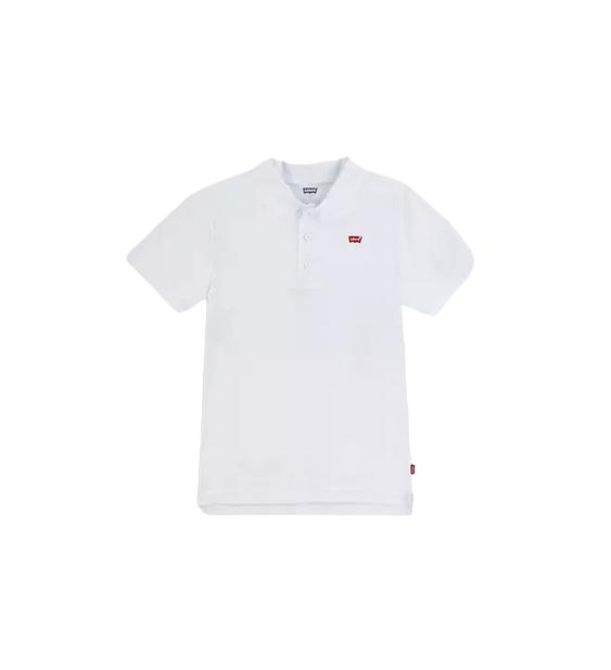 Levi&#39;s Kids polo manica corta da ragazzi EA893-W3B bianco