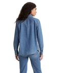 Levi's women's Westers Iconic denim shirt 16786-0017 medium blue