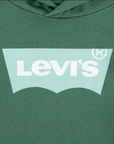 Levi's boys' hoodie with Batwing logo 9EE910-EFX forest green