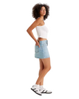 Levi's women's mid-rise denim skirt Icon Skirt light blue