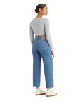 Levi's pantalone jeans da donna a vita alta e gamba larga High-Rise Wide-Leg 729700018 blu chiaro