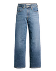 Levi's pantalone jeans da donna a vita alta e gamba larga High-Rise Wide-Leg 729700018 blu chiaro