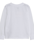 Levis Kids T-shirt manica lunga da bambino Batwing Tee 6E8646-001 bianco