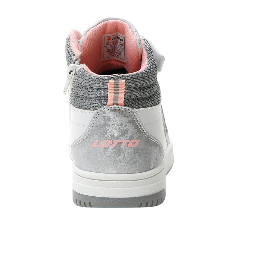 Lotto Scarpe Mid Rocket 216926-1VQ Bianco - tallone