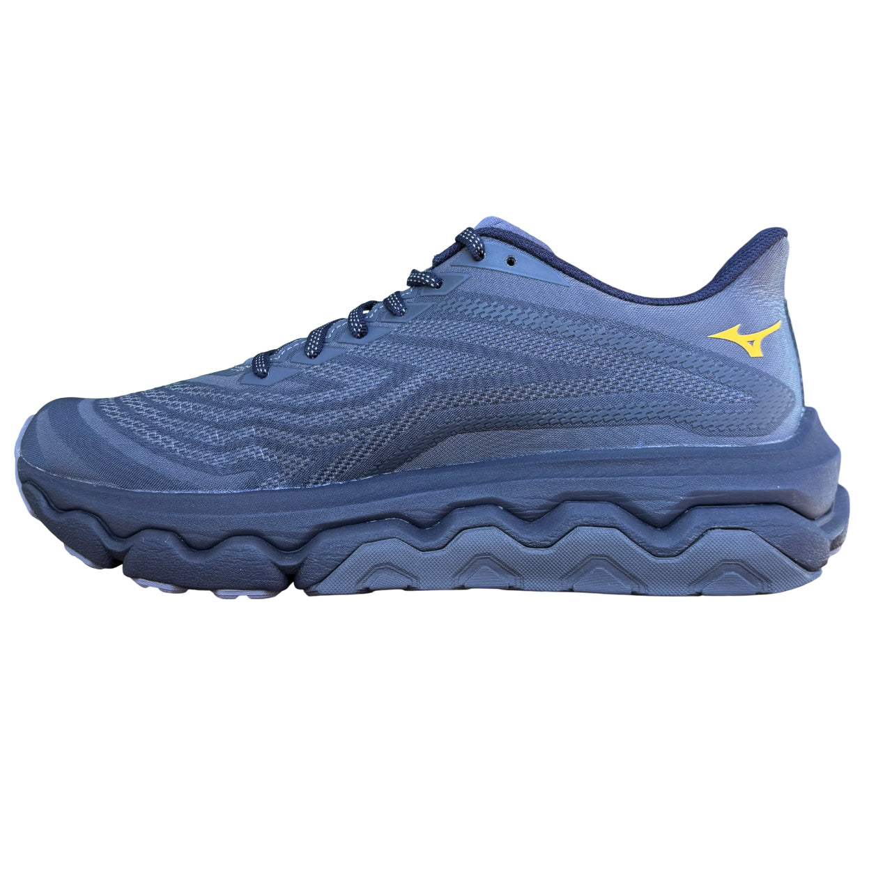 Mizuno Scarpa Running Uomo Wave Horizon 8 Granito-Blu J1GC252651 - Vista Laterale Interna