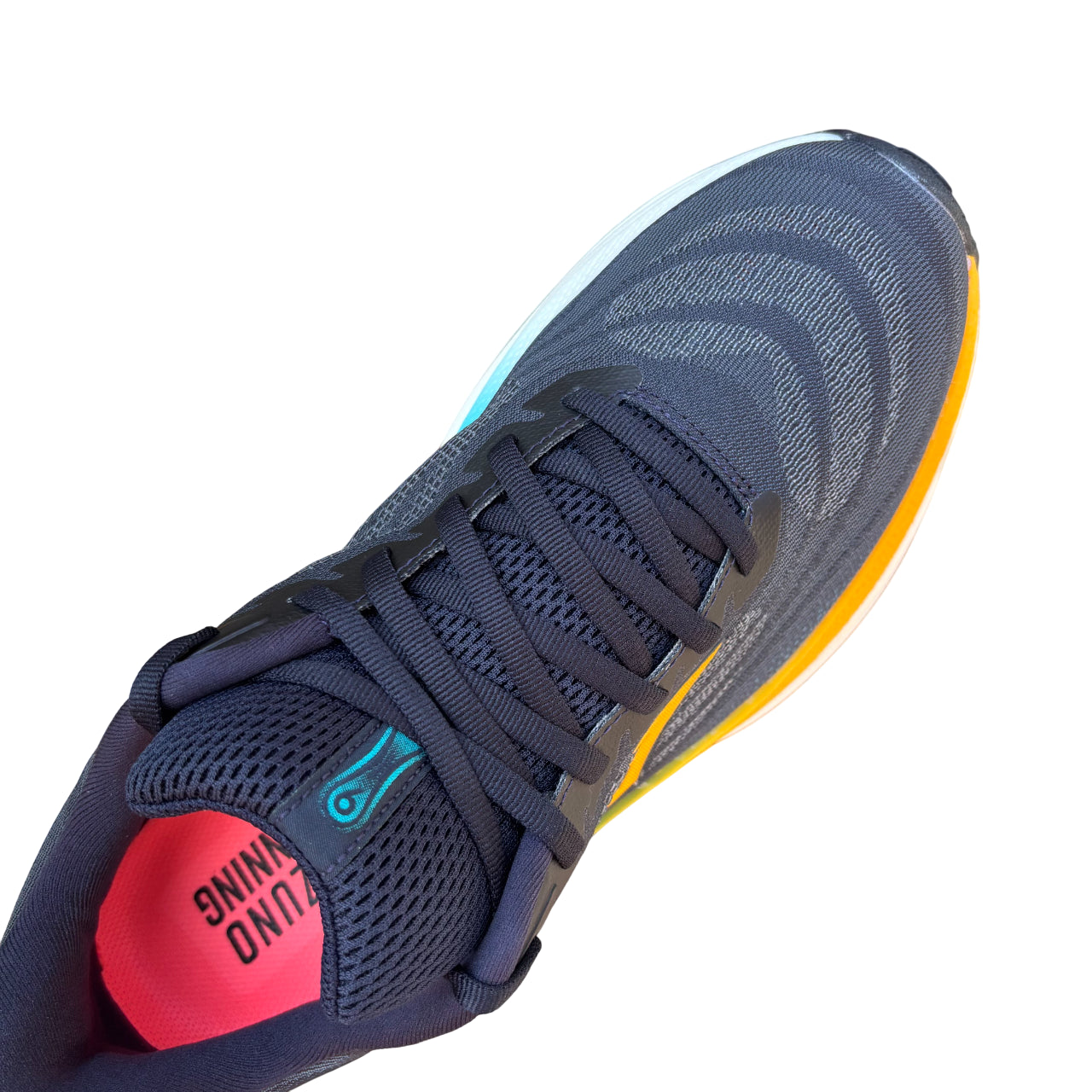 Mizuno Scarpa Running Uomo Wave Sky 9 Blu J1GC250201 - Vista Dall'Alto