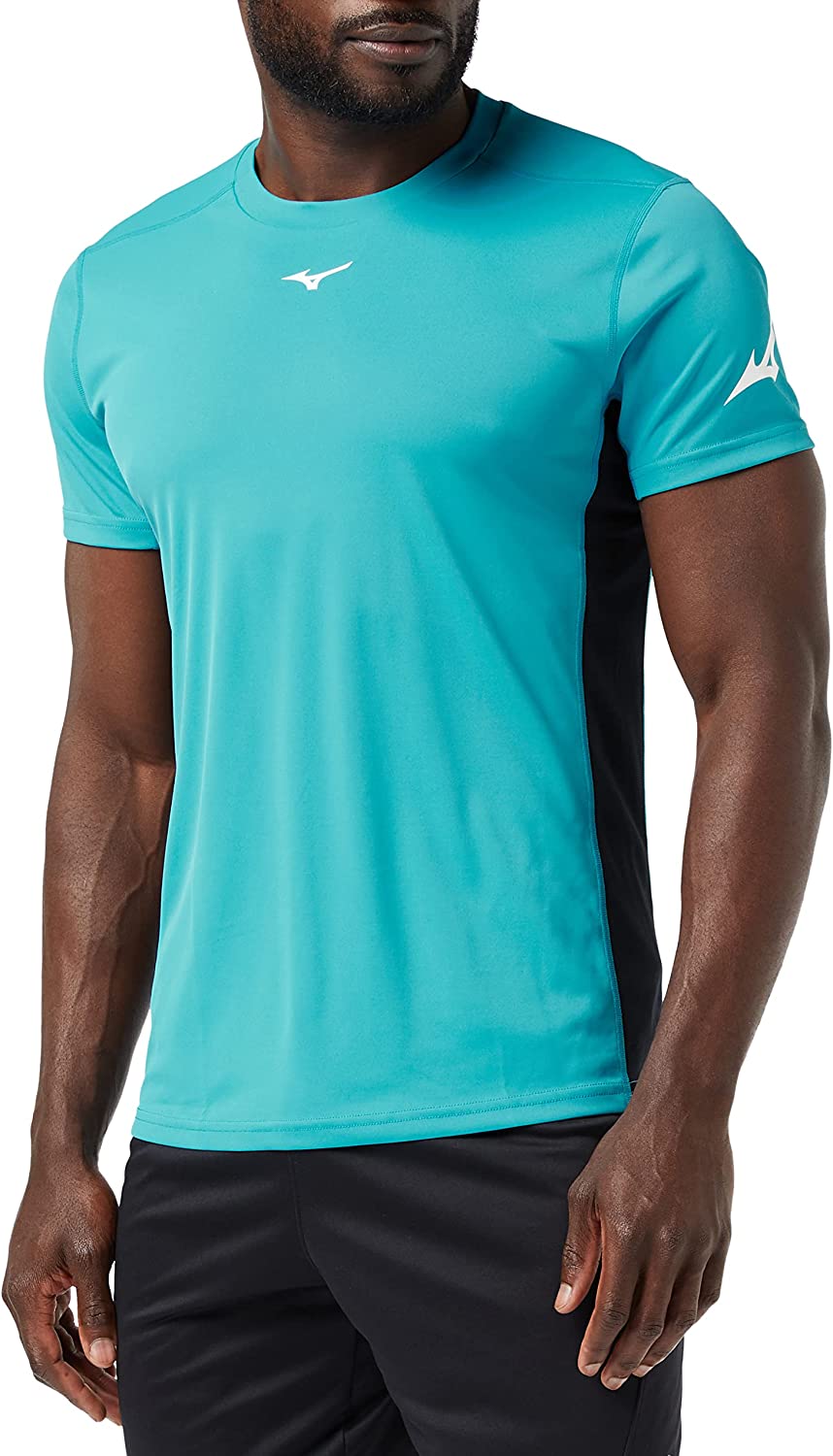 Mizuno maglietta manica corta da uomo per la corsa Sun Protect J2GA1022 20 algiers blue