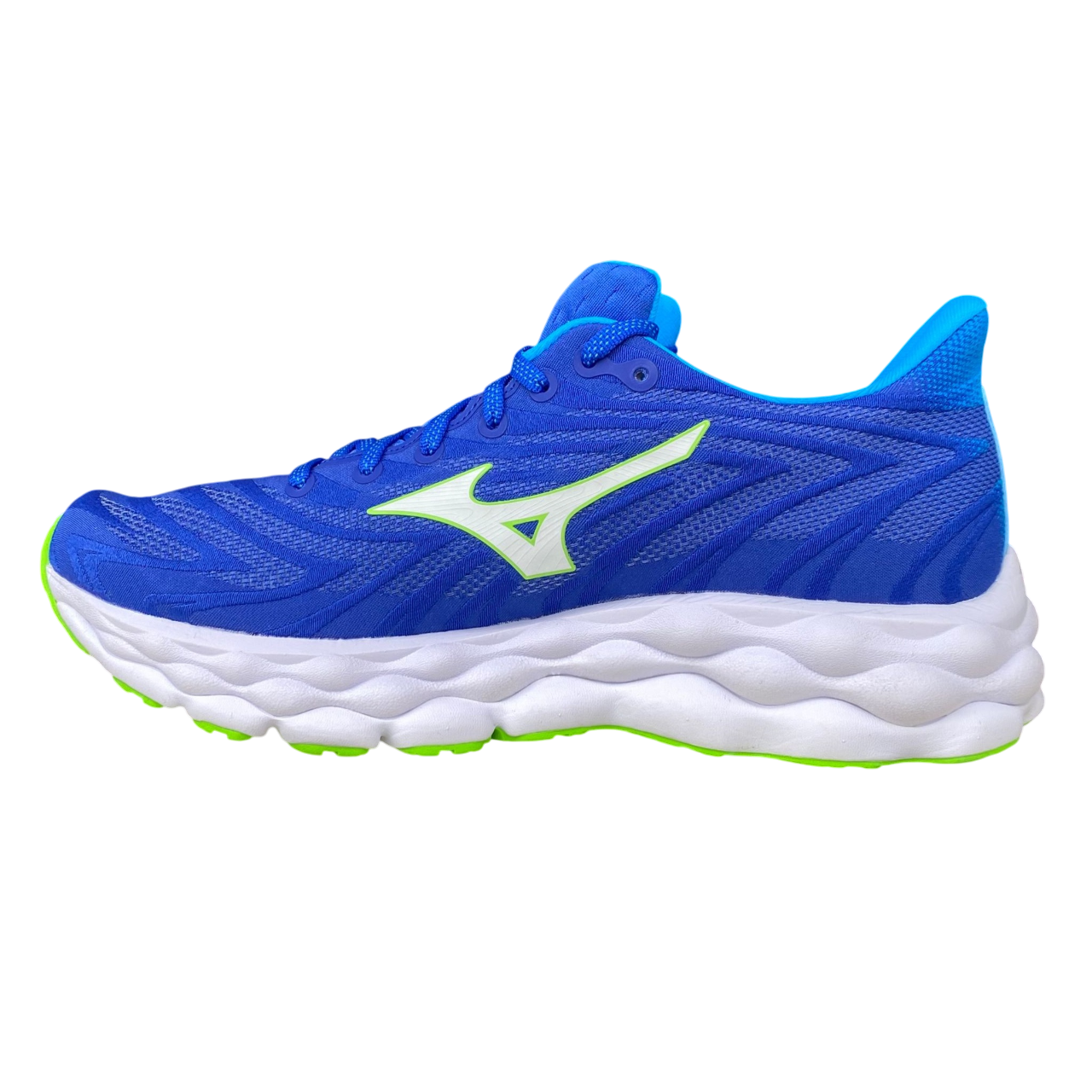 Mizuno scarpa da corsa da uomo Wave Sky 8 J1GC240253 blu-bianco 1