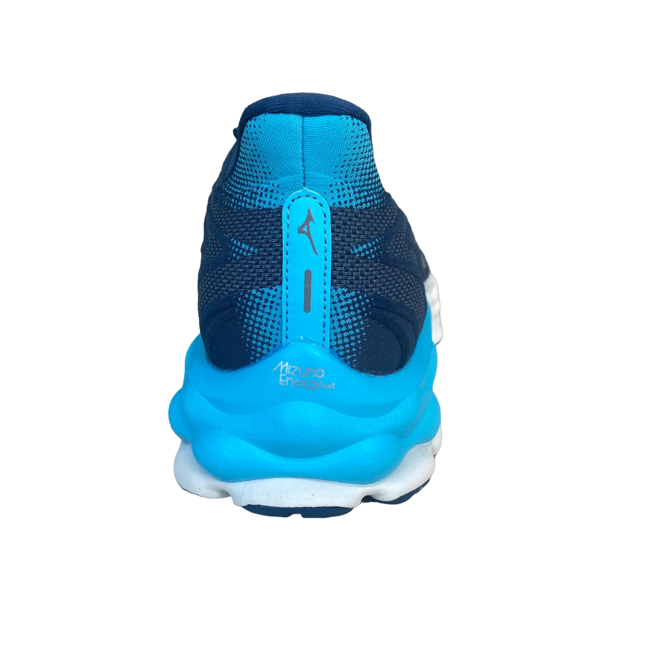 Mizuno scrpa da corsa da uomo Wave Sky 8 J1GC240205 tè blu-argento
