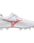 Mizuno men's soccer shoe Monarcida Neo III Select Mix P1GC242560 white-red