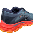 Mizuno men's running shoe Wave Sky 7 J1GC230251 gray orange