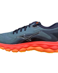 Mizuno men's running shoe Wave Sky 7 J1GC230251 gray orange