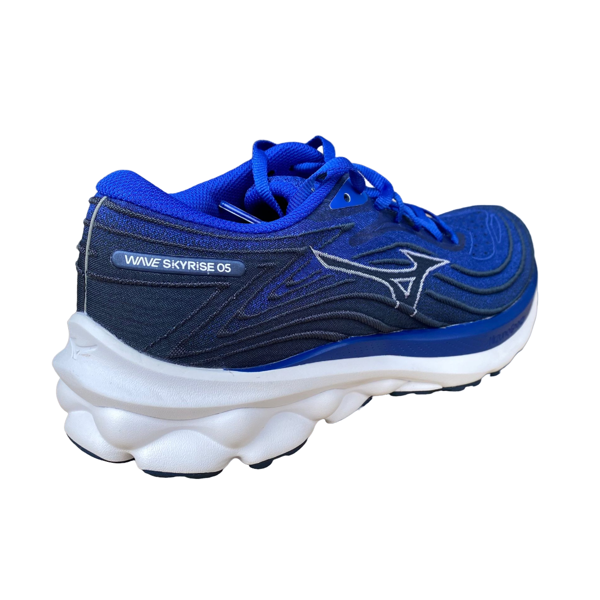 Mizuno scarpa da corsa da uomo Wave Skyrise 5 J1GC240903 azzurro blu bianco