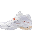 Mizuno scarpa da pallavolo Wave Lightning Z8 Mid V1GC240525 bianco rosa