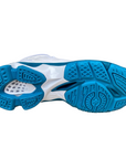 Mizuno adult volleyball shoe Wave Voltage Mid V1GA216586 white blue silver