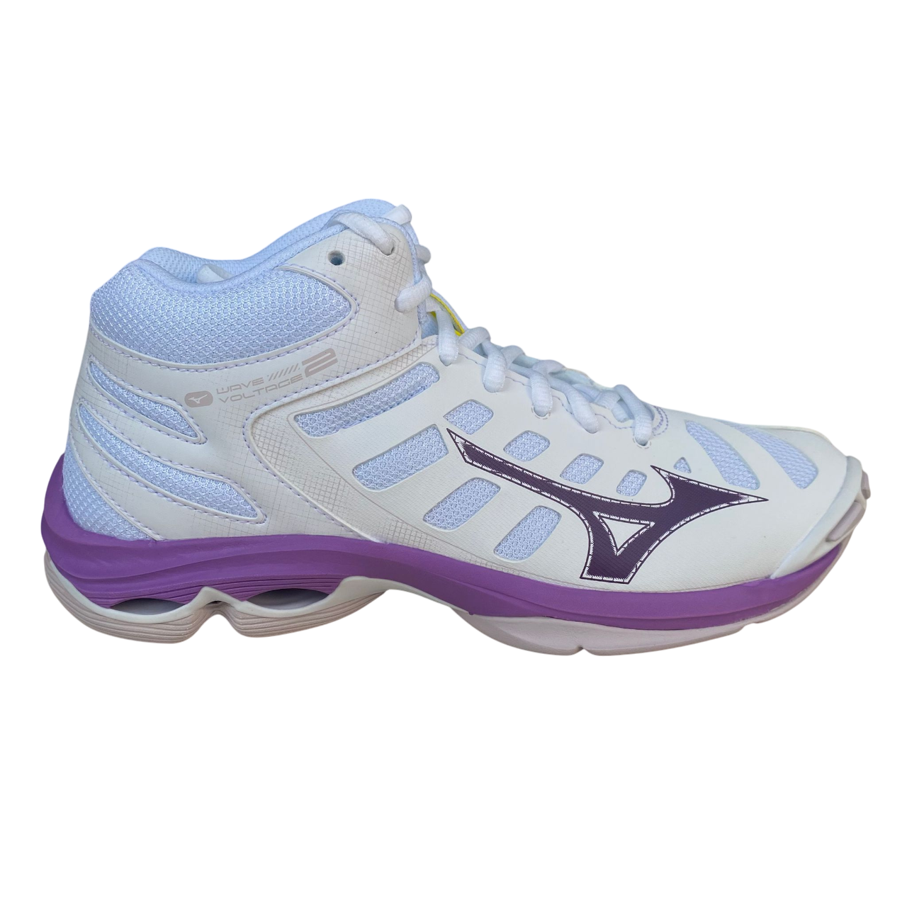 Mizuno scarpa da pallavolo da donna Wave Lightning Z8 Mid V1GC246535 bianco-viola