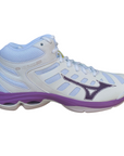 Mizuno scarpa da pallavolo da donna Wave Lightning Z8 Mid V1GC246535 bianco-viola