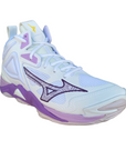 Mizuno scarpa da pallavolo da donna Wave Momentum 3 Mid V1GC231710 bianco-viola