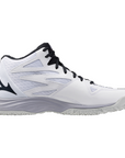 Mizuno scarpa da pallavolo da uomo Thunder Blade Z Mid V1GA237596 bianco-rosso