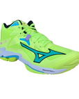 Mizuno scarpa da uomo da pallavolo Wave Lightning Z8 Mid V1GA240511 lime-nero