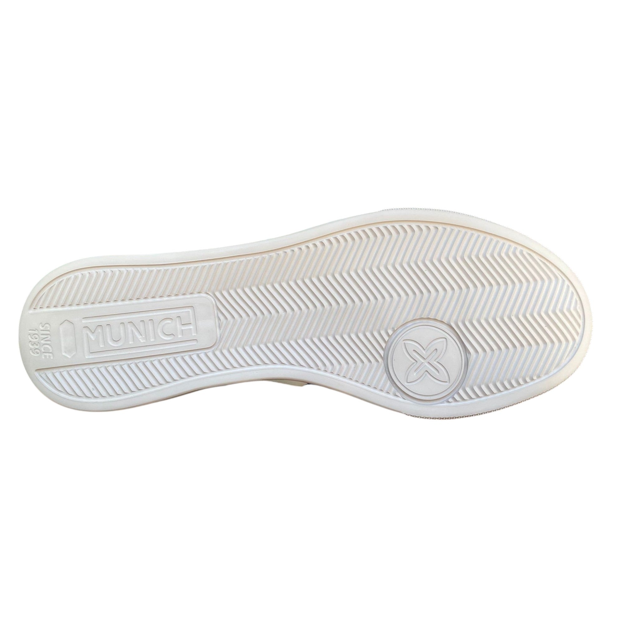 Suola sneakers Munich Rete 111 8080111 tipo casco con design tennis retrò e trazione superiore