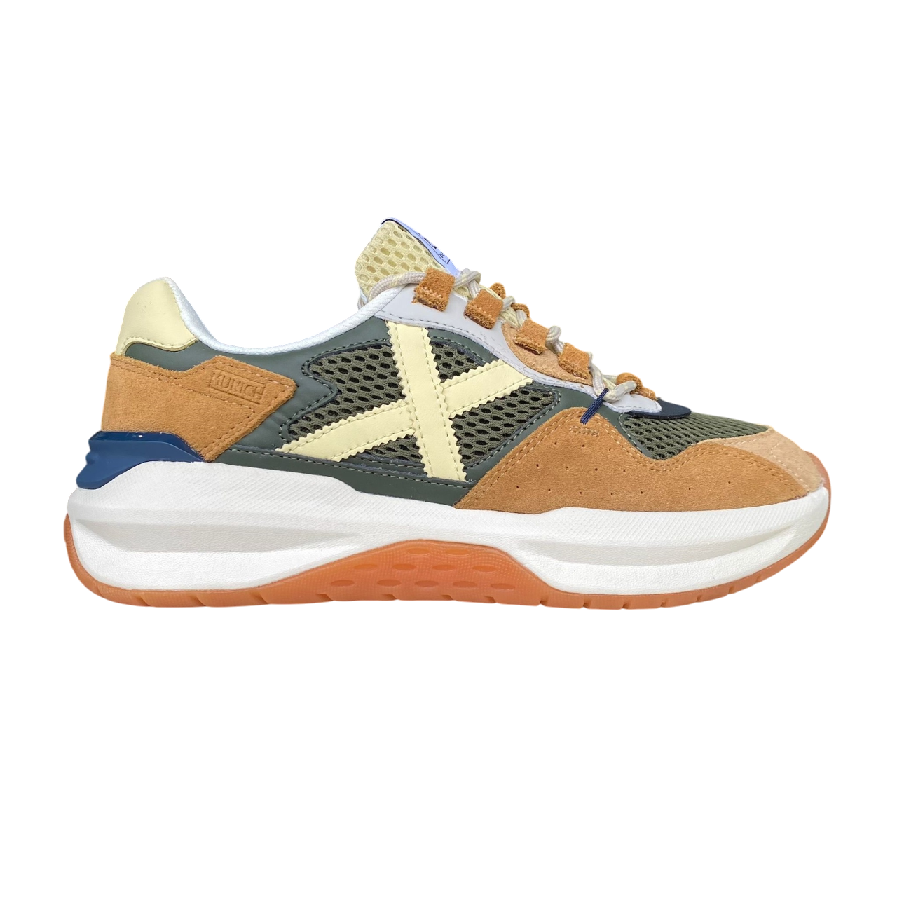 Munich scarpa sneakers da uomo Nexa 8097006 verde-daino