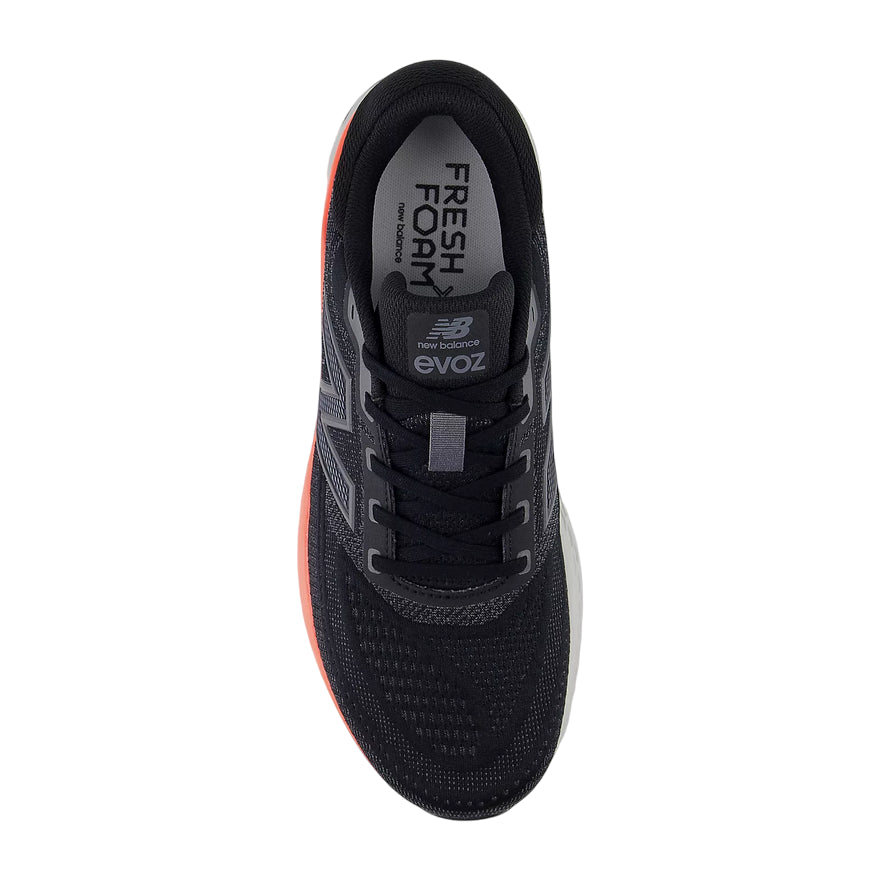 New Balance - Scarpa Running Uomo Fresh Foam X EVOZ v4 MEVOZRU4 Nero - vista dall&#39;alto