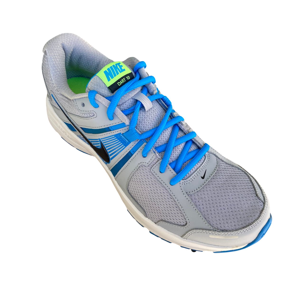 Scarpe da ginnastica da uomo Nike Dart 10 modello 580523 013 colore grigio, ideali per running e allenamento - alto