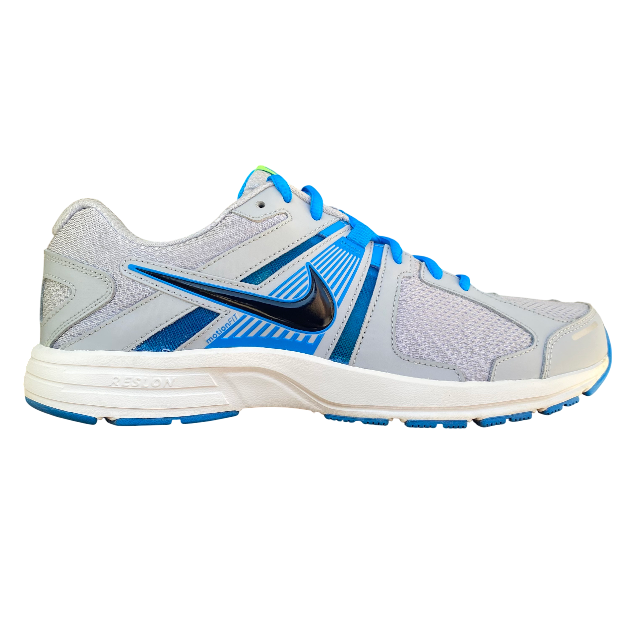 Scarpe da ginnastica da uomo Nike Dart 10 modello 580523 013 colore grigio, ideali per running e allenamento - esterno