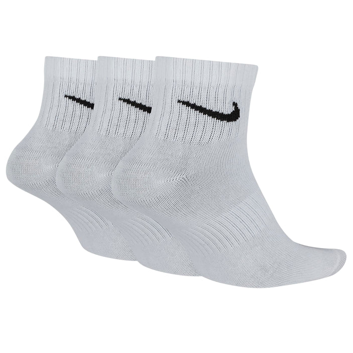 Nike Everyday Lightweight Calze da Training alla Caviglia SX7677-100 Bianco - 3 Paia - vista posteriore