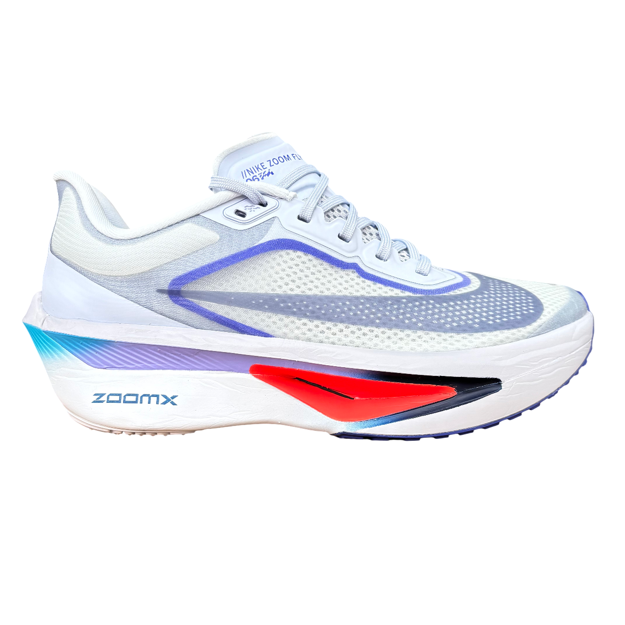 Nike Zoom Fly 6 FN8454-002 scarpa da corsa uomo colorazione Fantasma-Grigio-Blu vista principale