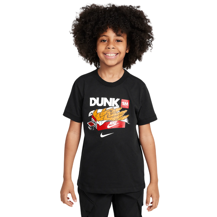 Nike maglietta manica corta junior Dunk HQ3235-010 nero